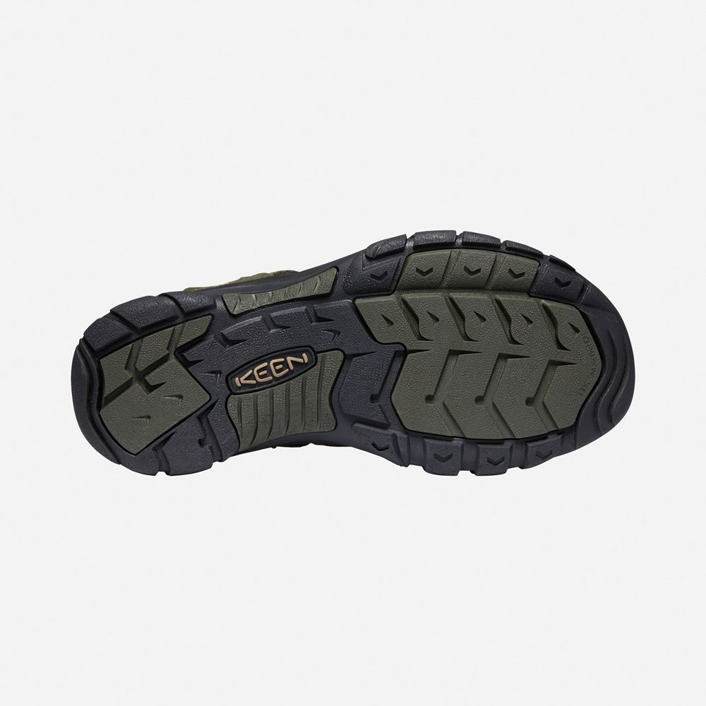 Keen Outdoor Sandalet Erkek Zeytin Yeşili/Siyah - Newport H2 - Türkiye AMGQ48723